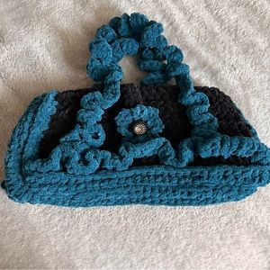 Crochet handbag-homemade.